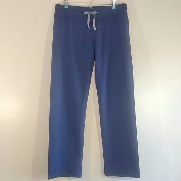 FIGS Scrubs Livingston Pants w/ Drawstring  Navy Blue Women's Medium  NWT - Picture 3 of 9